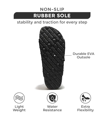 Project Cloud Platform Sandals Women, Genuine Leather Footbed Wedge Sandals for Women 2024, Comfortable Non-Slip Womens Sandals Platform Heels Womens Footwear (Oliy, BLK, 6)