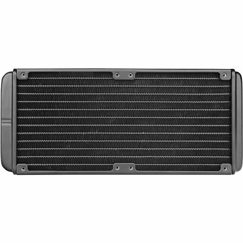 Thermaltake TOUGHLIQUID Ultra 280 RGB CPU Liquid Cooler, AMD(AM5/AM4) Intel(LGA 1700/1200), 2.1 Inch Rotational LCD Display 2000RPM Radiator Fan, TT RGB Plus 2.0. Software, CL-W371-PL14SW-A,Black