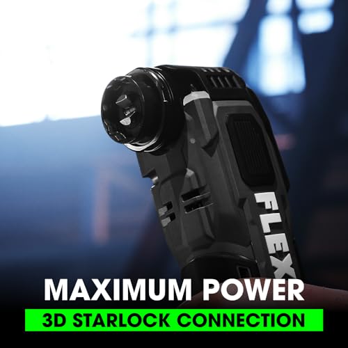 FLEX 24V Brushless Cordless Oscillating 20,000 OPM Multi-Tool Kit with 2.5Ah Lithium Battery and 160W Fast Charger - FX4111-1A