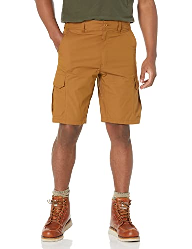 Dickies Men's Cooling Cargo Shorts, 11", Brown Duck