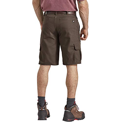 Dickies Men's Big and Tall Tough Max 11 Inch Relaxed Fit Cargo Short, Brown Duck, 54