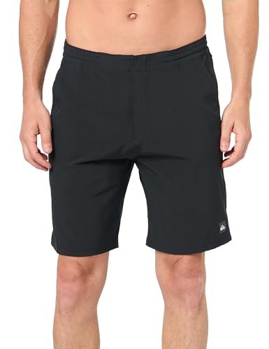 Quiksilver Men's Standard SUVA Amphibian 20 Hybrid Short, Black 241