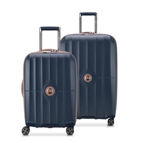 DELSEY PARIS Carrousel Hardside Expandable Luggage with Spinner Wheels, 2 Piece Set, Navy, 2 Piece Set (21/28)