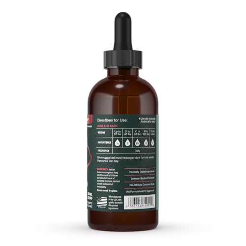 VETRISCIENCE DMG Immunity Health Easy-Dose Liquid, Vetri DMG Immune Support Supplement for Dogs and Cats, Hypoallergenic, Support Performance, Stamina, Immune Response, DMG (Dimethylglycine), 114 ml