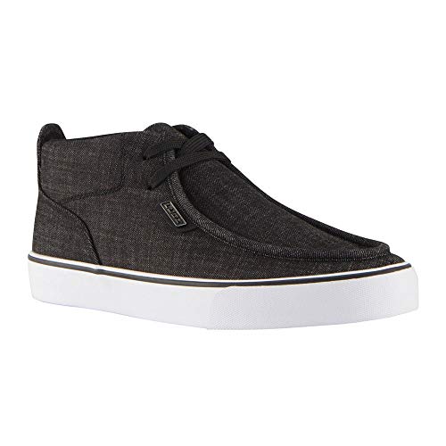 Lugz Men's Strider 2 Denim Classic Moc Toe Fashion Sneaker, Navy/White,12 M US
