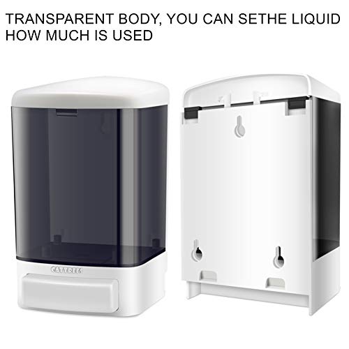 CATTREES Manual Soap Dispenser, Commercial Soap Dispenser Wall Mounted for Bathroom Kitchen Hotel,Hand Sanitizer Dispenser Wall Mounted Liquid Gel -2 Pack Manual 1000ml/33oz