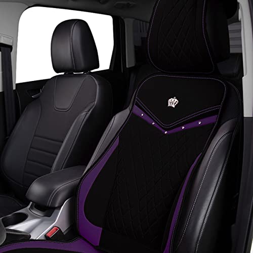 Flying Banner car seat Covers seat Cushions Luxe Fit Faux Leather Easy Installation Vehicles Non Slip Premium (Solid Mint Green, Full Set)