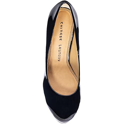 Chinese Laundry Women's Wow Platform Dress Pump, Black Patent, 10 M US
