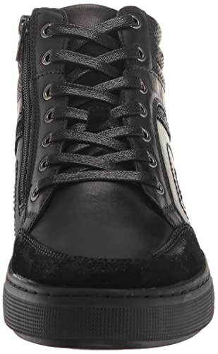 Propét Men's Kenton Mid-Cut Sneakers, All Black, 9.5 Medium US