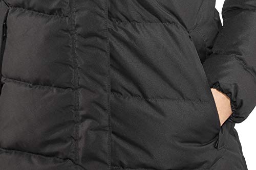 Helly Hansen Women's Aden Down Parka with Faux Fur Hood, 990 Black, X-Small