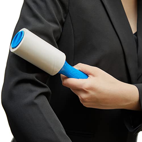 PetLovers EzRoll Reusable Lint Roller - Sticky for Life & Multi-Purpose Pet Hair, Dust, & Lint Remover for Clothing, Upholstery, & Cars - Sustainable, Washable & Efficient
