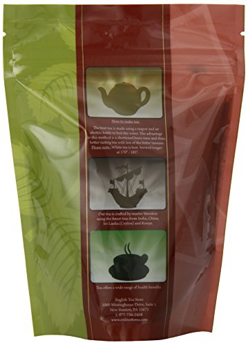 English Tea Store Loose Leaf, Granny Green Apple Tea Pouches, 4 Ounce