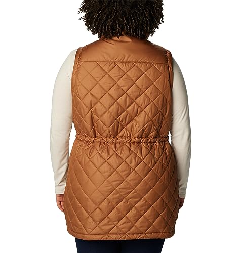 Columbia Women's Copper Crest Mid Vest, Camel Brown, Small