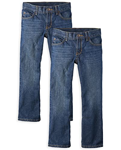 The Children's PlaceBoysMultipack Basic Bootcut Jeans Dark Jupiter 2-Pack14