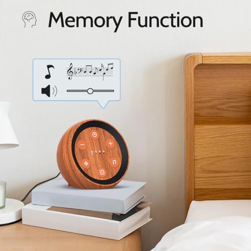 SoundMe White Noise Machine Loud Pink Brown Noise Machine with 32 Soothing Sounds Calming Sleep Sound Machine for Baby Kid Adults Noise Cancelling machine with 36 Volume Levels 4 Timer for Home Office