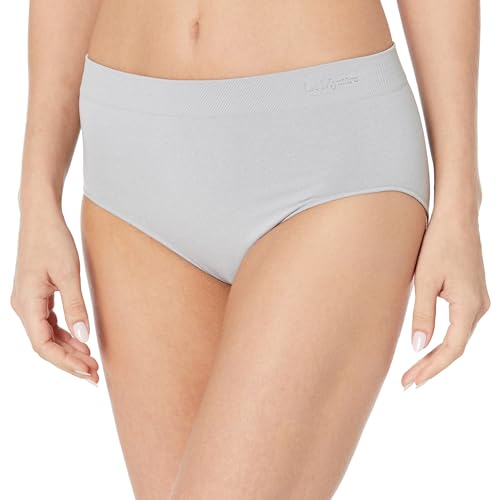 Le Mystere Womens Seamless Comfort Brief Underwear - Black, Small