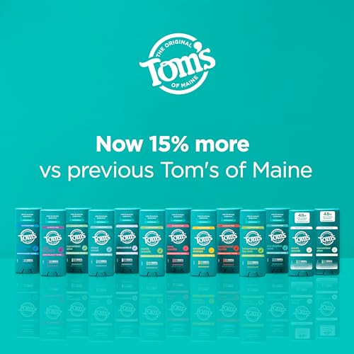 Tom’s of Maine Clean Coast Natural Deodorant for Men and Women, Aluminum Free, 3.25 oz (Pack of 2)