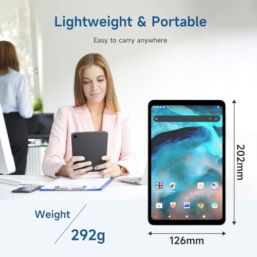 ALLDOCUBE iPlay50 Mini Pro NFE 8.4 inch Tablet,16GB(8+8) RAM 128GB ROM 512GB Expandable, Helio G99 Android Tablet with Widevine L1, 1920×1200 FHD+ Android 13 Tablet, 5MP/13MP 4G LTE GPS Bluetooth 5.2