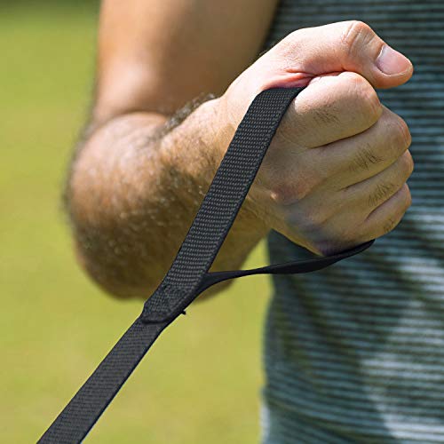 HIKISS Long Dog Leash Obedience Recall Training Agility Lead with Thickening Material for Large Dog - 15ft 20ft 30ft 50ft 100ft Training Leash(Green 20ft)