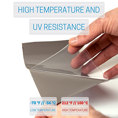 CANOPUS RV Sealant Tape, White, 2 Inch x 50 Feet, Roof Patch Repair Tape, Waterproof Leak Tape for RV punctures, Boat Sealing, Camper, Awning, Canopy, Tents, Tarpaulin and Greenhouse