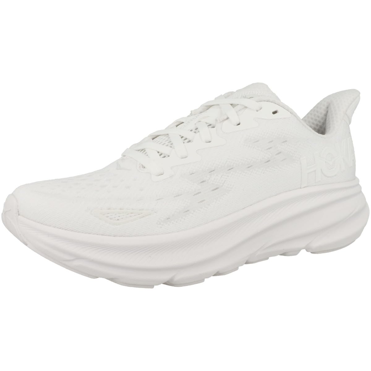 Hoka Women's Clifton 9 Sneaker, White/White, 10