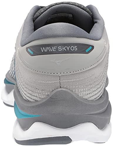 Mizuno mens Mens' Wave Sky 5 Running Shoe, Peacock Blue, 8.5 US