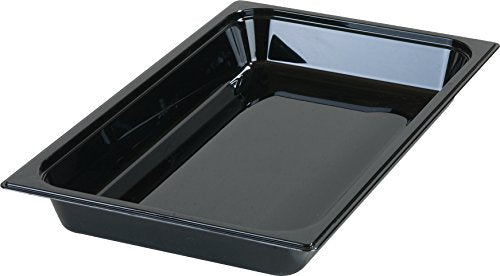 Carlisle FoodService Products 10202B03 StorPlus Full Size Food Pan, Polycarbonate, 6" Deep, Black