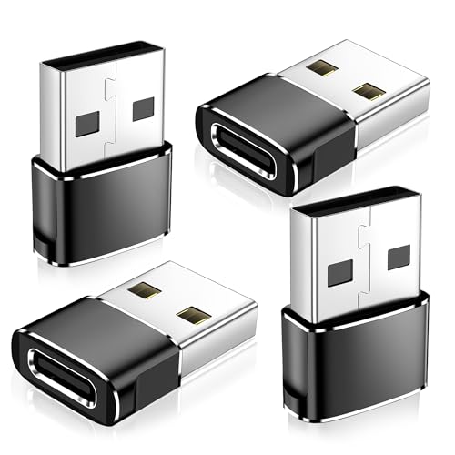 πππππ€ ππ©π π«ππππ USB to USB C Adapter,Type-C Female to A Male Car Charger OTG Converter for Apple Watch Ultra 8 9 10,iPhone 16 15 14 13 Pro Max,Samsung S24,Nintendo Switch,AirPods,iPad,Car
