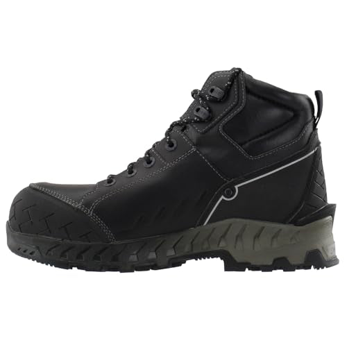 Timberland PRO Men's Work Summit 6 Inch Composite Safety Toe Waterproof Industrial Work Boot, Black, 7W