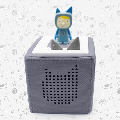 Taladad Ears Button with Screwdriver for Toniebox Replacement Ear Buttons(Outer Ear),Volume Control Buttons (Buttons Only), Repair Accessories Replacement Ears for Toniebox Ears Buttons 2pcs (Grey)