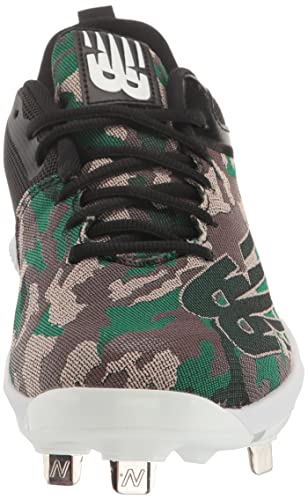 New Balance Men's FuelCell 4040 V6 Metal Baseball Shoe, Black/White, 14 Wide
