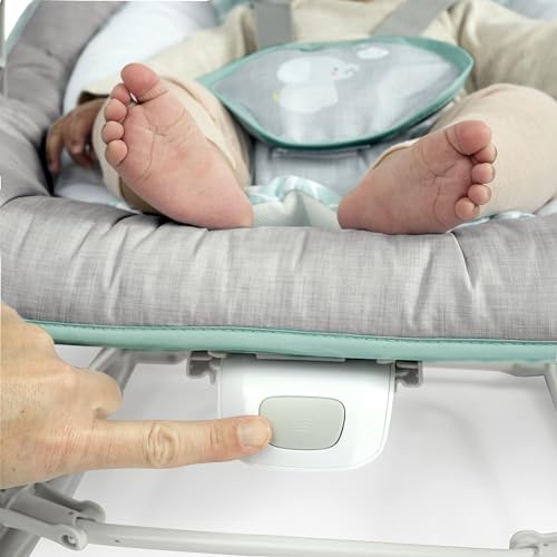 Ingenuity Keep Cozy 3-in-1 Grow with Me Vibrating Baby Bouncer, Seat & Infant to Toddler Rocker, Vibrations & -Toy Bar, 0-30 Months Up to 40 lbs (Weaver)