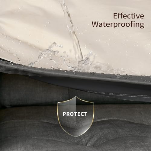 Bestalent Patio Furniture Covers Waterproof,Outdoor Sofa Loveseat Covers Fits up to 54W x 38D x 35H inches