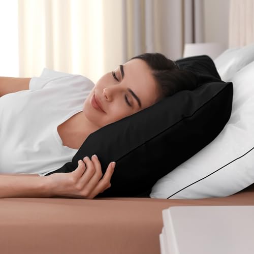 HIMOON Bed Pillows for Sleeping Standard Size Set of 2,Comfortable Hotel Cooling Pillows 2 Pack, Soft & Support
