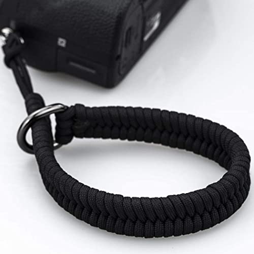 AQAREA Camera Wrist Strap for DSLR Mirrorless Camera, Quick Release Camera Hand Strap with Safer Connector(Black)