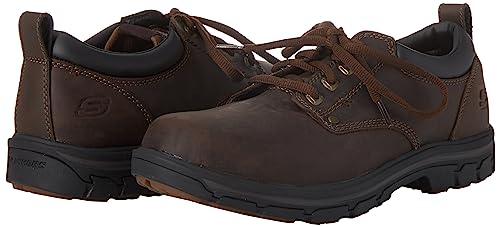 Skechers mens Segment Rilar Oxford, Brown, 9.5 US