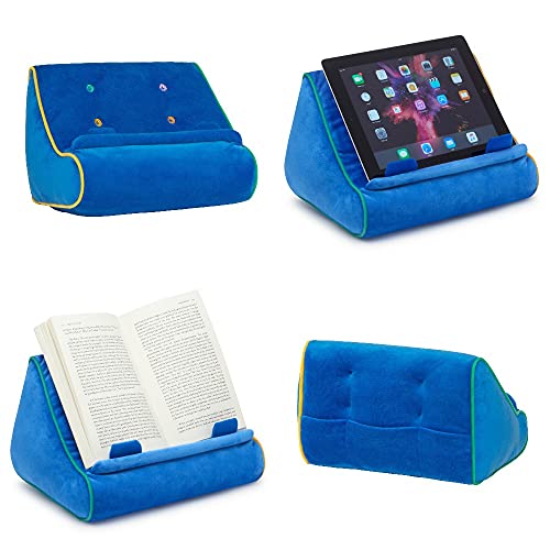 Book Couch iPad Stand | Tablet Stand | Book Holder| Reading Pillow | Reading in Bed at Home | Tablet Lap Rest Cushion | Fun Novelty Gift Idea for Readers, Book Lovers | Phones and eReaders (Black)