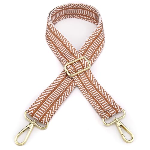 Wide Purse Straps Replacement Crossbody: Adjustable Purse Strap Crossbody 2" Shoulder Strap for Bags