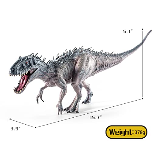 2Pcs Dinosaur Set, 15.7" Large Tyrannosaurus Rex and 12.2" Realistic T-rex, Educational Dinosaur Action Figure Wildlife Animal Model, Great for Collector, Party Favor, Birthday Gifts