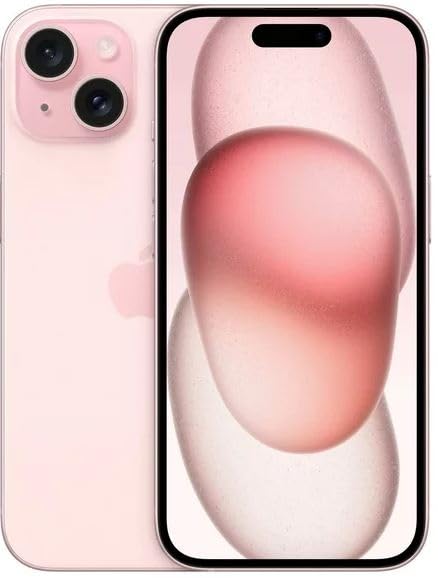 Apple iPhone 15, 128GB, Pink - Unlocked (Renewed Premium)
