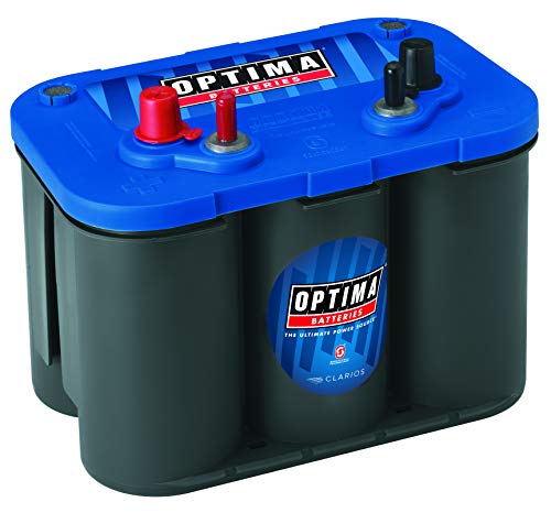 OPTIMA Batteries High Performance 34M Sealed AGM Boat and RV Starting Battery, 800 CCA, Dual Terminal, Maintenance Free, Versitile Mounting