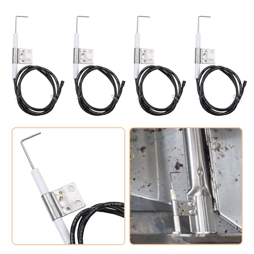 AJinTeby 15" Grill Heat Plates and 14 7/8" Pipe Burners for Charbroil 463411512, 463411712, Kenmore 122.16134, 122.16134110, Nexgrill 720-0670A 720-0783 and Tera Gear Model Grills