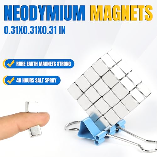 LOVIMAG Rare Earth Magnets, Small Magnets for Fridge, Whiteboard, Science, Crafts, DIY, Office and Locker Magnets-24pack