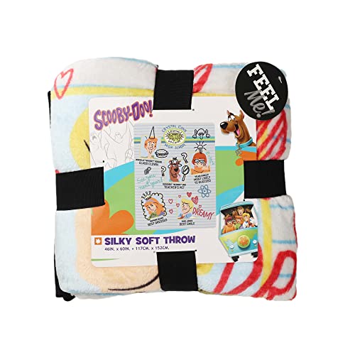 Northwest Scooby Doo Silk Touch Throw Blanket, 50" x 60", Santa I Can Explain