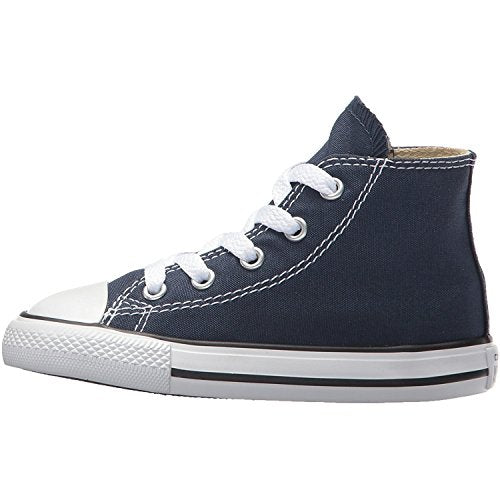 Converse Kid's Chuck Taylor All Star High Top Shoe, Black, 7 Toddler (1-4 Years)