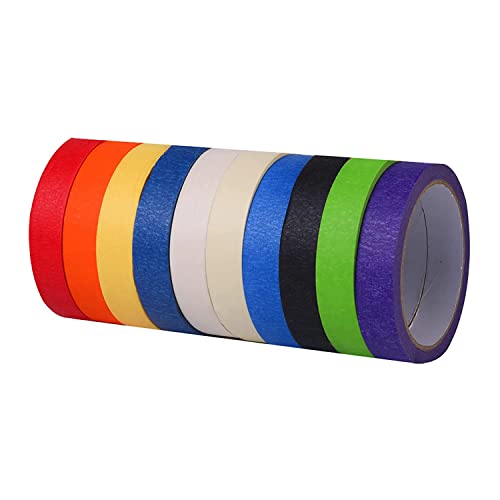 8Rolls Thin Painters Tape Total 176yards 1/8, 1/4, 1/2 inch Width Painter Tape Paint Tape masking Tape Pinstriping Tape, DIY Art TapeSmart Selection, 3" Large Core Easy to Work for Big Projects