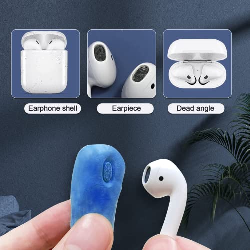 Cleaner Kit Compatible with Airpods, Earbuds Cleaning kit for Airpods Pro 1 2 3, Phone Cleaner kit with Brush for Earbuds,Earpods,Earphone,Headphone, iPod,Case,iPhone,ipad,Laptop, Camera (Black)