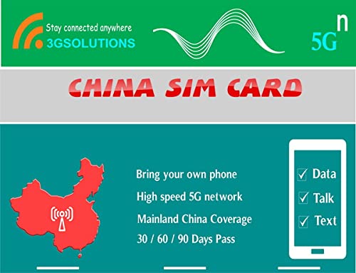 China Unicom Sim Card 5G Network 15Days 10GB Data, 100 Minutes Talk Plus 100 Texts