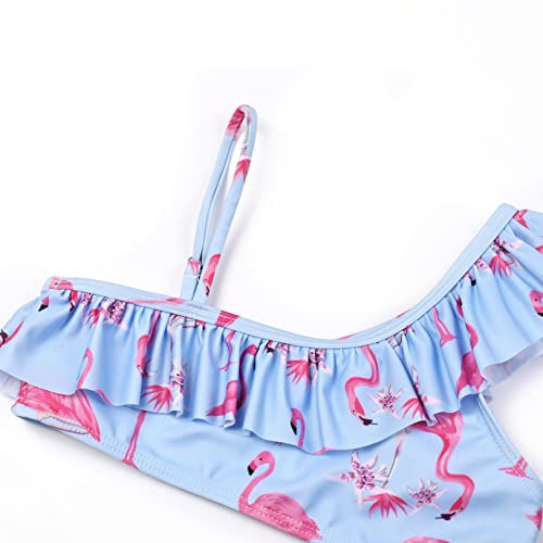 Big Girls Swimwear Beach Clothes Mermaid Swimsuits 2-Piece Bathing Suits,Size 12 13