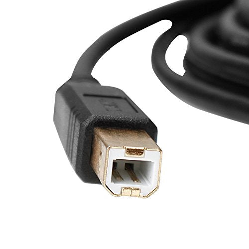 wawpi USB 2.0 Cable A to B for Printer/Scanner 16.4 feet Black(5m)